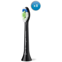 Sonicare Optimal White birstes uzgaļi (8gab.), melns - HX6068/88