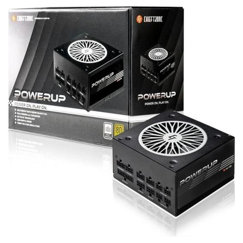 Chieftec Power Supply|CHIEFTEC|850 Watts|Efficiency 80 PLUS GOLD|PFC Active|GPX-850FC