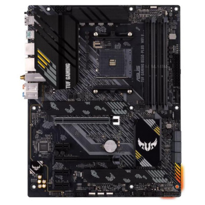Asus Mainboard|ASUS|AMD B550|SAM4|ATX|Memory DDR4|Memory slots 4|1xPCI-Express 3.0 1x|1xPCI-Express 3.0 4x|1xPCI-Express 4.0 16x|2xM.2|1xHDMI|1xDisplayPort|2xAudio-In|3xAudio-Out|2xUSB 2.0|1xUSB type C|5xUSB 3.2|1xOptical S/PDIF|1xRJ45|TUFGAMB550-PLUSWIFI