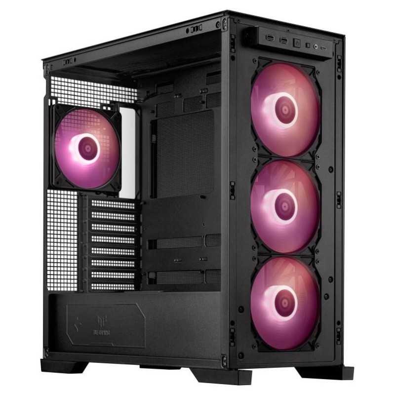Asus Case|ASUS|TUF Gaming GT302 ARGB|MidiTower|Case product features Transparent panel|Not included|ATX|EATX|MicroATX|MiniITX|Colour Black|TUFGAMINGGT302ARGBBK