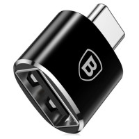 Baseus Mini USB-A to USB-C OTG adapter - black