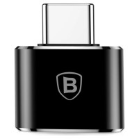 Baseus Mini USB-A to USB-C OTG adapter - black