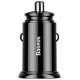 Baseus Circular smart car charger 2x USB QC3.0 Quick Charge 3.0 SCP AFC 30W black (CCALL-YD01)