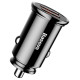 Baseus Circular smart car charger 2x USB QC3.0 Quick Charge 3.0 SCP AFC 30W black (CCALL-YD01)