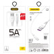 Dudao cable USB / USB Type C 5A cable 2m white (L2T 2m white)