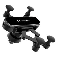 Wozinsky car phone holder gravity for ventilation grille black (WCH-05)