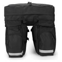Wozinsky spacious bike bag 60 l for the trunk (rain cover included) black (WBB13BK)