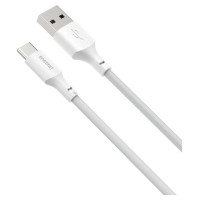 Baseus 2x USB-A - USB Type C cable fast charging Quick Charge 40 W 5 A 1.5 m - white (TZCATZJ-02)