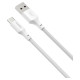 Baseus 2x USB-A - USB Type C cable fast charging Quick Charge 40 W 5 A 1.5 m - white (TZCATZJ-02)