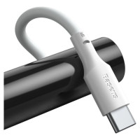 Baseus 2x USB-A - USB Type C cable fast charging Quick Charge 40 W 5 A 1.5 m - white (TZCATZJ-02)
