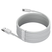 Baseus 2x USB-A - USB Type C cable fast charging Quick Charge 40 W 5 A 1.5 m - white (TZCATZJ-02)