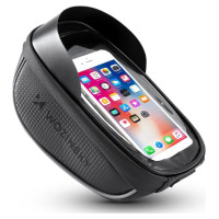 Wozinsky bike handlebar bag with phone case 1l black (WBB16BK)