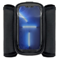 Wozinsky frame bike bag bicycle pannier waterproof phone case 1.5l black (WBB26BK)
