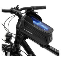 Wozinsky Bike Frame Bag 1.7l Phone Cover Black (WBB28BK)