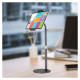 Wozinsky stand for tablet and phone on the desk black (WTHBK4)