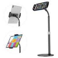 Wozinsky stand for tablet and phone on the desk black (WTHBK4)