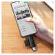 Ugreen adapter SD / micro SD card reader (USB-A / USB-C) black (CM304)
