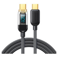 Joyroom A4 USB-C / USB-C 100W 1.2m Cable with Display - Black