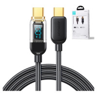 Joyroom A4 USB-C / USB-C 100W 1.2m Cable with Display - Black