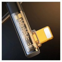 Joyroom Gaming Cable S-UL012A6 Lightning (angled) / USB-A (straight) 2.4A 1.2 m - black