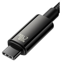Baseus CAWJ040001 USB-C - USB-C cable 240W 480Mb/s 1m - black