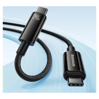Baseus CAWJ040001 USB-C - USB-C cable 240W 480Mb/s 1m - black