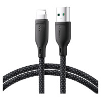Joyroom Multi-Color Series S-A34 USB-A / Lightning 3A cable 1m - black