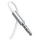 Joyroom Wired Series JR-EW03 wired in-ear headphones - silver