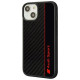 Audi Carbon Fiber Stripe iPhone 14 6.1" black/black hardcase AUS-TPUPCIP14-R8/D1-BK