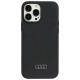 Audi Silicone Case iPhone 13 Pro Max 6.7" black/black hardcase AU-LSRIP13PM-Q3/D1-BK