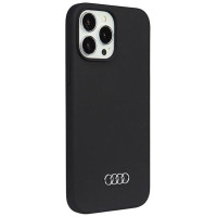 Audi Silicone Case iPhone 13 Pro Max 6.7" black/black hardcase AU-LSRIP13PM-Q3/D1-BK