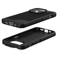 UAG Metropolis LT MagSafe case for iPhone 15 Pro - black kevlar