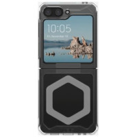 UAG Plyo Pro case with magnetic module for Samsung Galaxy Flip 5 - transparent-gray