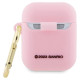 Hello Kitty Silicone 3D Kitty Head case for AirPods 1/2 - pink