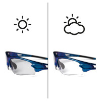 Rockbros 10069 photochromic UV400 cycling glasses - blue