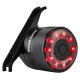 Rockbros Q1 Rear Bike Light 7 Color LED + USB-C - USB-A Cable - Black