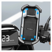 Rockbros 25210032001 Bike Phone Holder for Handlebars - Black