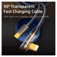 Joyroom Gaming Cable S-CL020A6 Lightning (angled) / USB-C (straight) 20W 1.2 m - blue