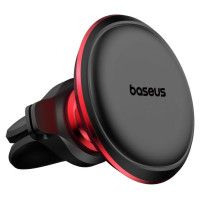 Baseus C40141201913-00 magnetic car holder for air vent - black and red