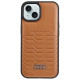 Audi Synthetic Leather Case with MagSafe for iPhone 15 Plus / 14 Plus - Brown