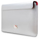 Hello Kitty PU Metal Logo case for a 14" laptop - silver