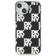 Dkny IML Checkered Mono Pattern case for iPhone 15 Plus / 14 Plus - black