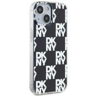 Dkny IML Checkered Mono Pattern case for iPhone 15 Plus / 14 Plus - black