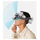 Bobovr M3 Pro strain relief strap for Meta Quest 3 VR goggles + BoboVR B2 battery - white and black