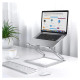 Tech-Protect ULS400 universal foldable stand for laptops up to 17" - silver