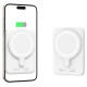 Tech-Protect LifeMag PB10 Powerbank with MagSafe 5000mAh 15W USB-C port - white + USB-C cable