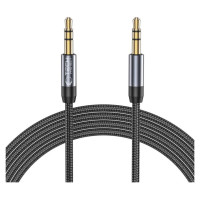 Tech-Protect UltraBoost cable 3.5mm mini jack / 3.5mm mini jack 1.5m - black