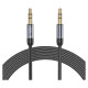 Tech-Protect UltraBoost cable 3.5mm mini jack / 3.5mm mini jack 1.5m - black