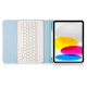 Tech-Protect SC Pen + Keyboard Case with Keyboard for iPad 10.9" 2022 - Light Blue
