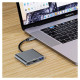 Tech-Protect HUB Tech-Protect V1 3in1 USB-C - USB-A 3.0 / USB-C PD 100W / HDMI 4K 30Hz - gray